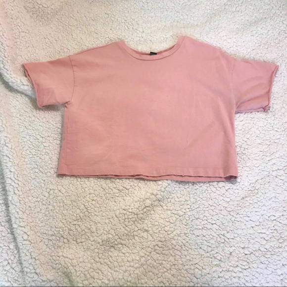 Structured Cropped Boxy Tee - Picture 1 of 2